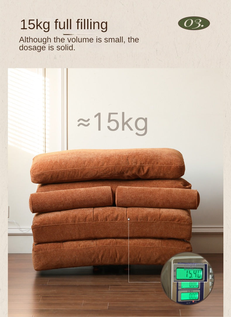 Fabric American Retro Straight Sofa-