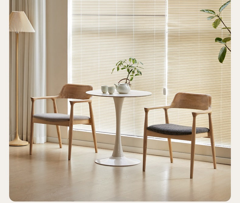 Ash Solid Wood Elegant Armchair