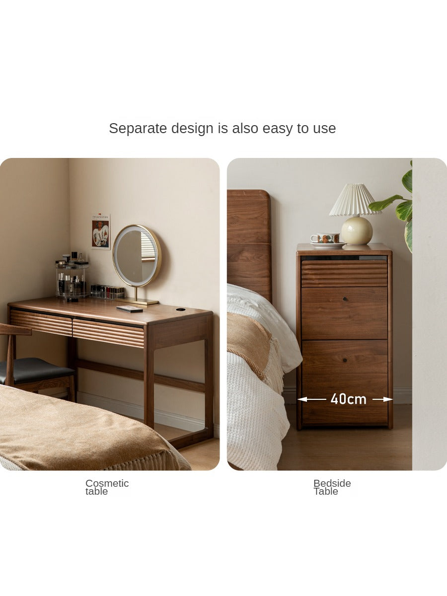 Black Walnut Solid Wood Desk Nordic