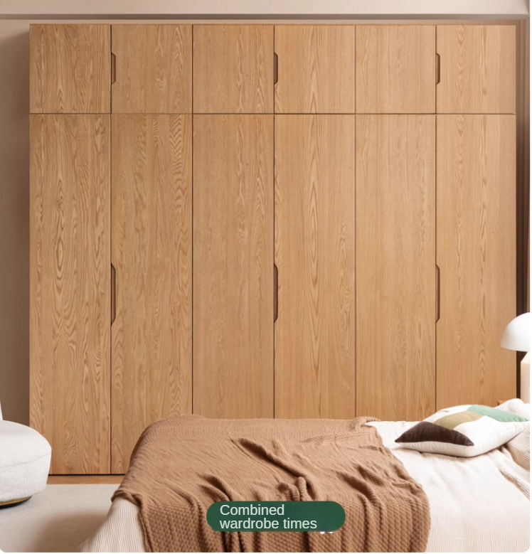 Oak, Cherry Solid Wood Corner Triangle Cabinet Corner Wardrobe.
