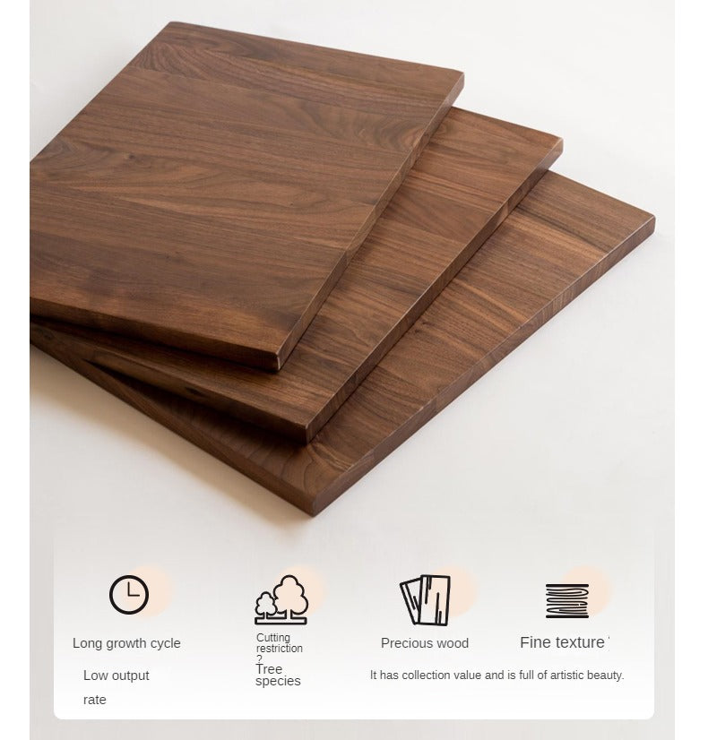 Black Walnut Solid Wood Desk Cabinet Integrated Work Table