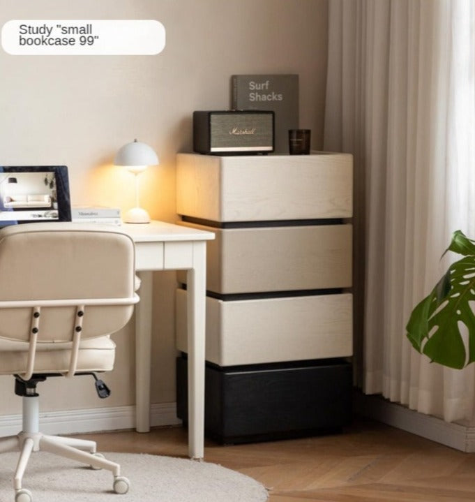 Oak Solid Wood Light Luxury Side Table