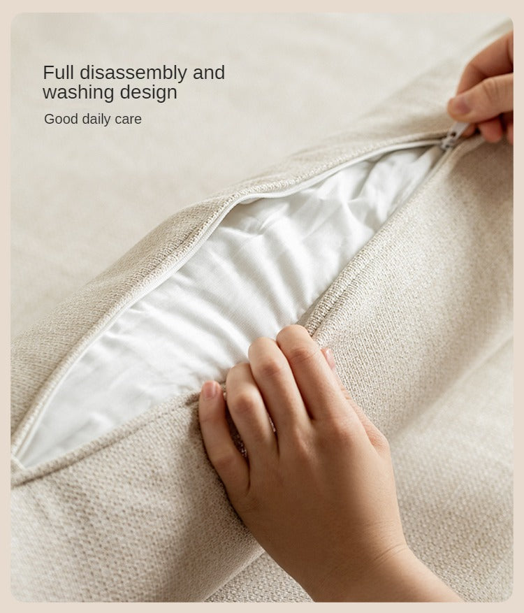 Black Walnut, Oak Solid Wood Dual Use Sofa,