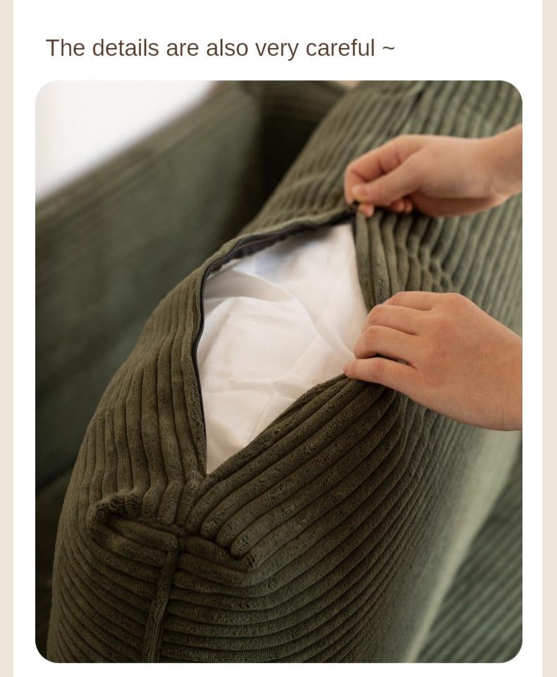 Fabric Floor Folding Dual-purpose Sofa.