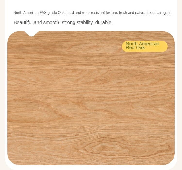 Beech, Oak, Poplar Solid Wood Nordic Study Bookshelf