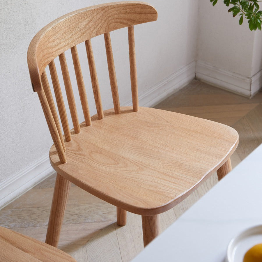 Oak Solid Wood 4 pcs set-Windsor Chair