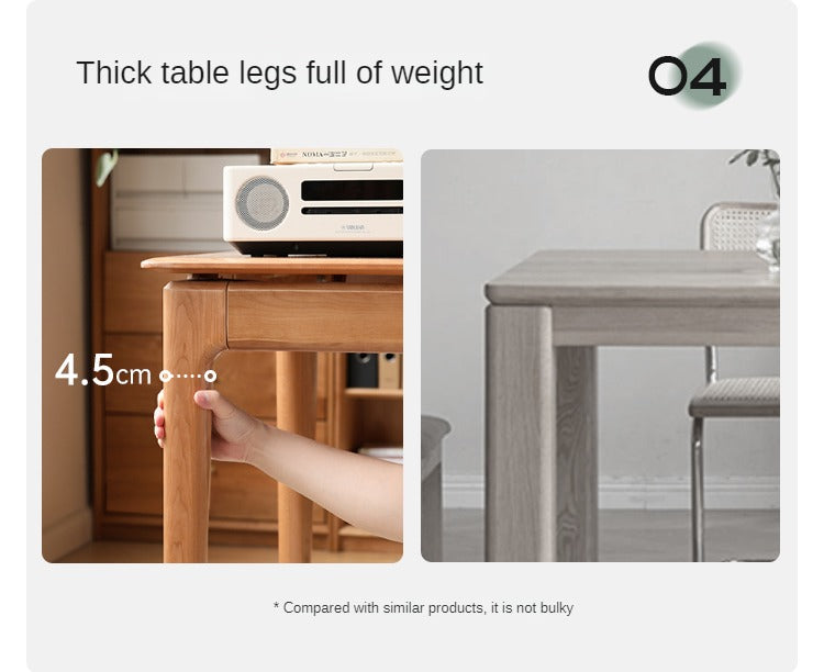 Cherry Solid Wood Large Office Table