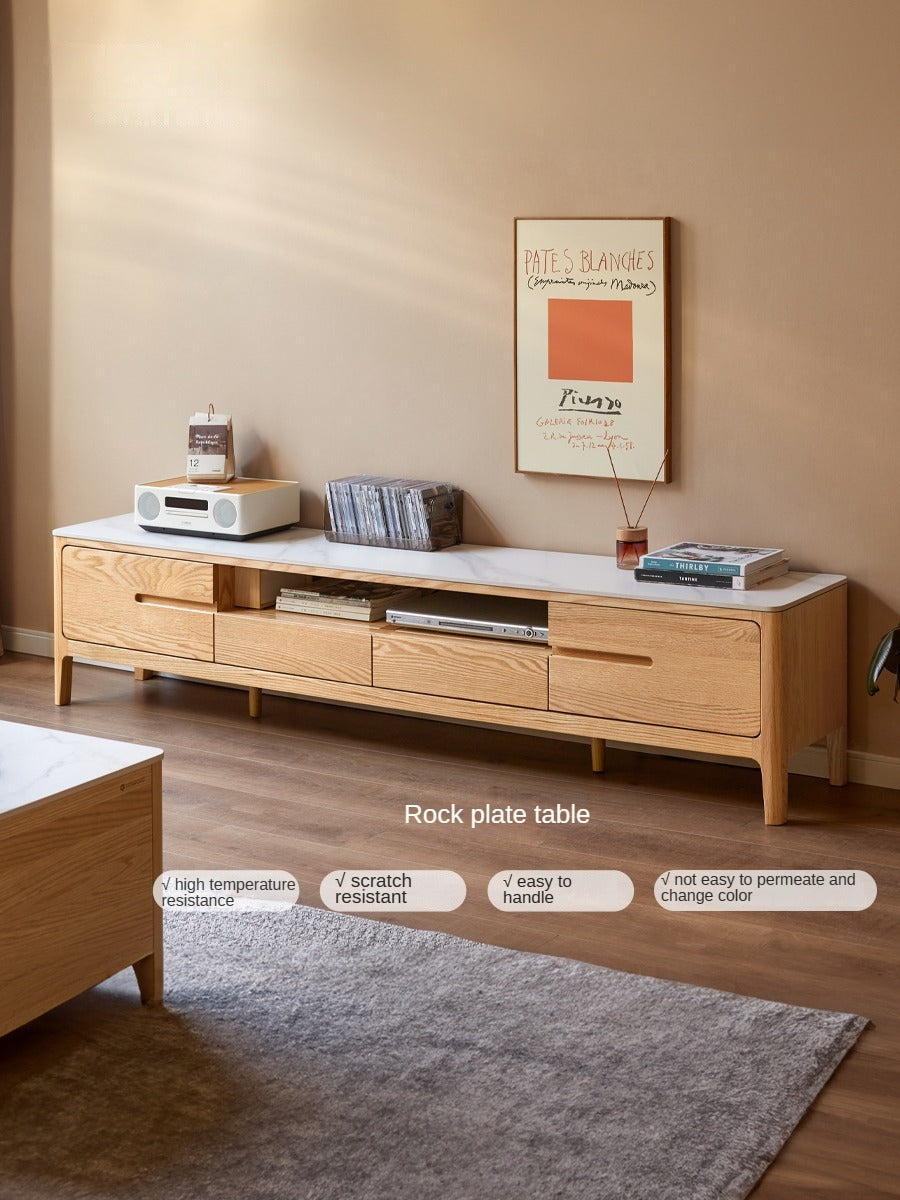 Oak Solid Wood TV Stand: