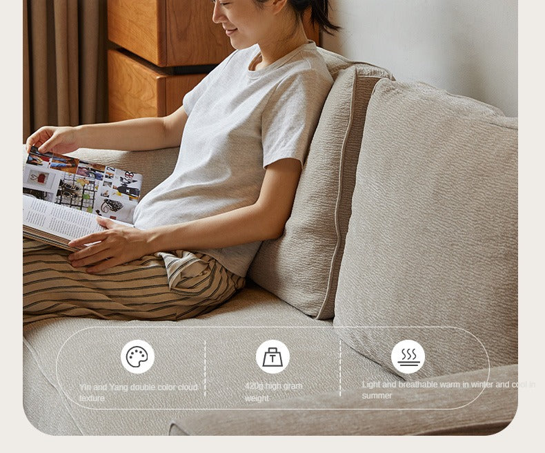 Fabric Sofa Modern Folding Dual-purpose Sofa.