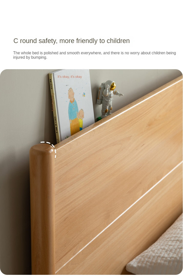 Beech Solid Wood Children's Soft Single Bed