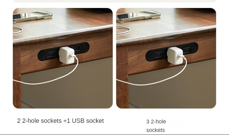 Black Walnut ,Oak, Ash, Sandalwood Solid Wood Office Desk