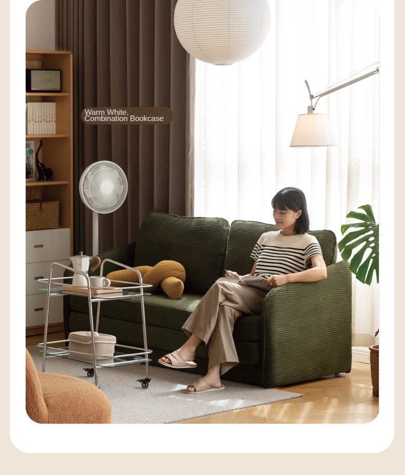 Fabric Floor Folding Dual-purpose Sofa.