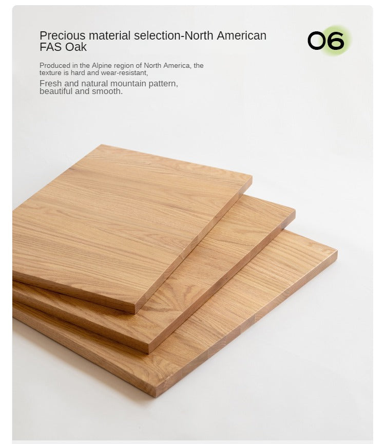 Oak Solid Wood, Solid Rubberwood Square Slate Dining Table