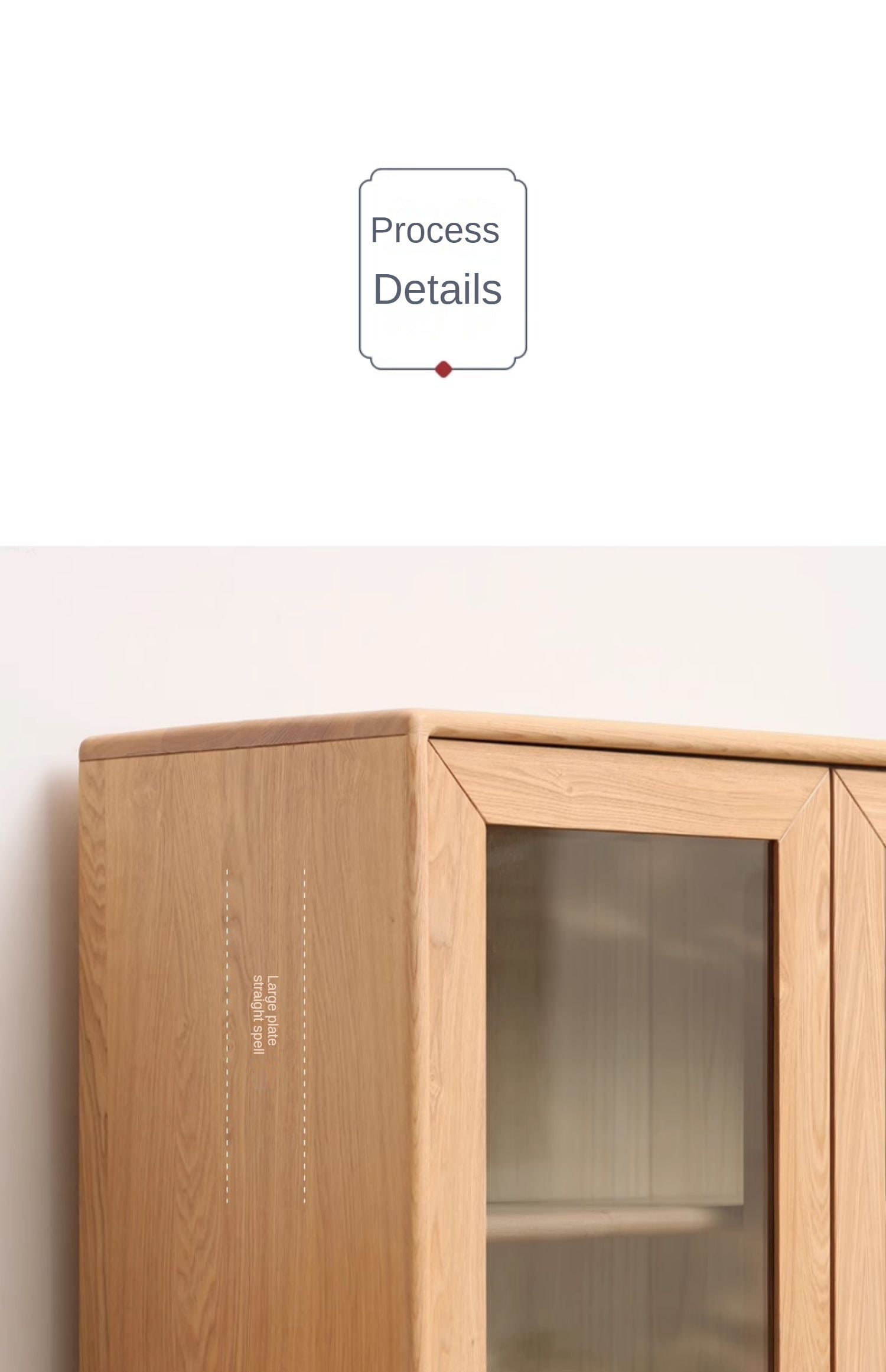 Ash Solid Wood Floor-Standing Bookcase Whole Wall Free Combination Bookshelf