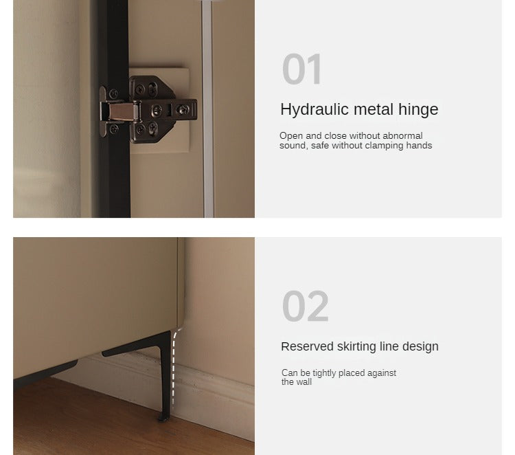 Tulipwood Solid Wood Wine Cabinet, Display Cabinet Glass Door Light Luxury