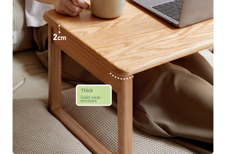 Oak Solid Wood Bay Window Folding Table