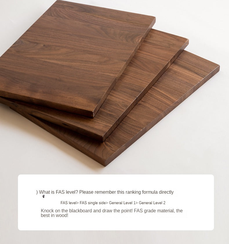 Black Walnut, Walnut Tree Solid Wood Retractable Dressing Table.