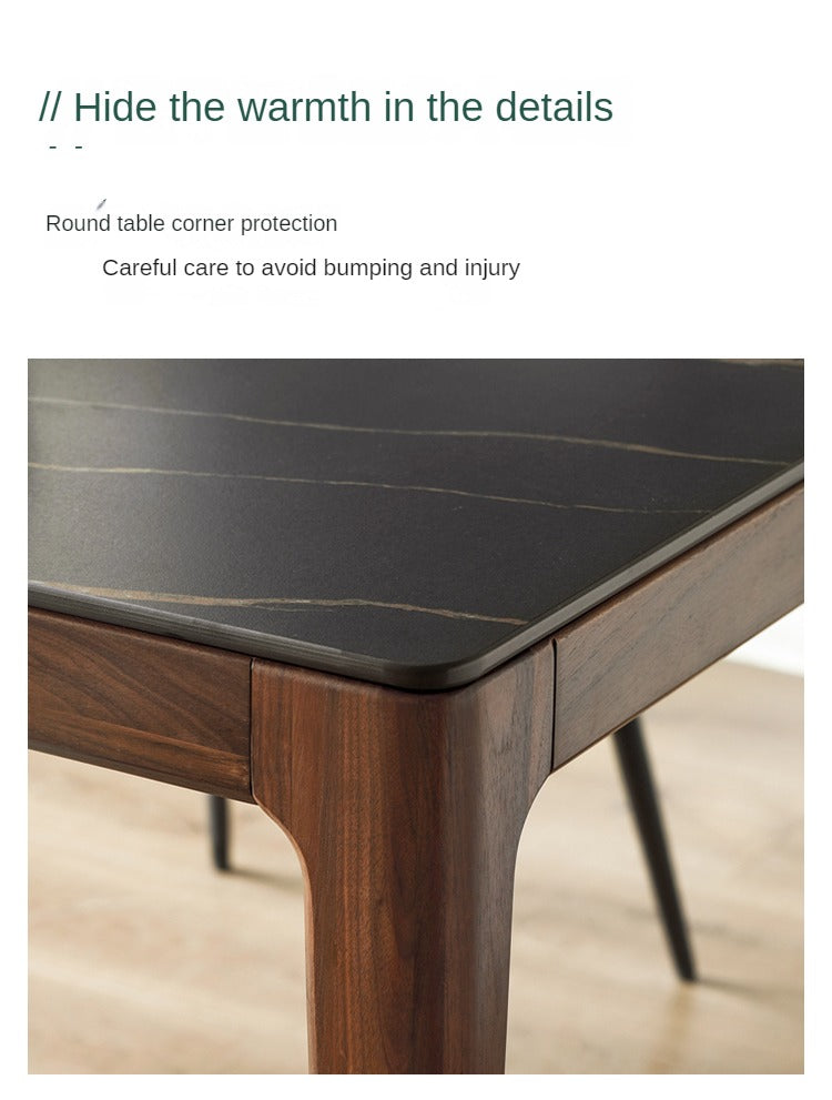 Black Walnut Dining Tables With Slate Top