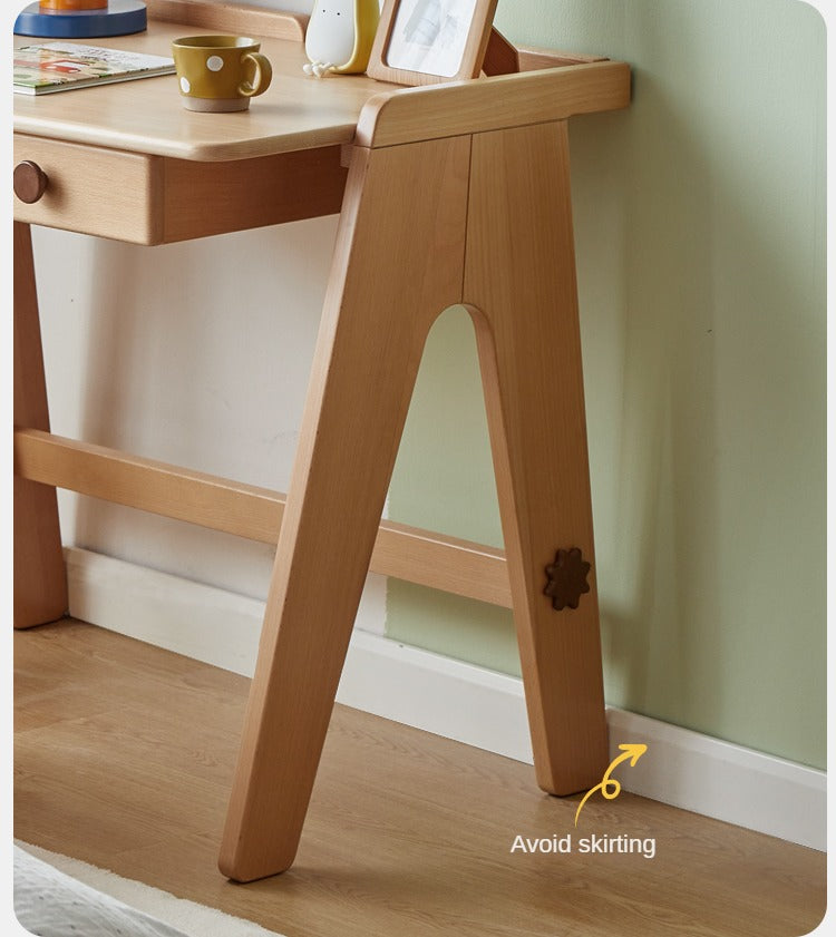 Beech Solid Wood Pure Children's Desk