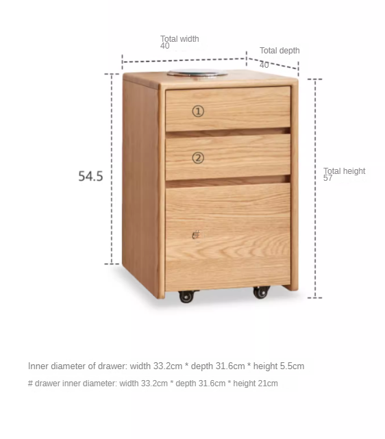 Oak Children's Modern Study Table Can Be Raised and Lowered
