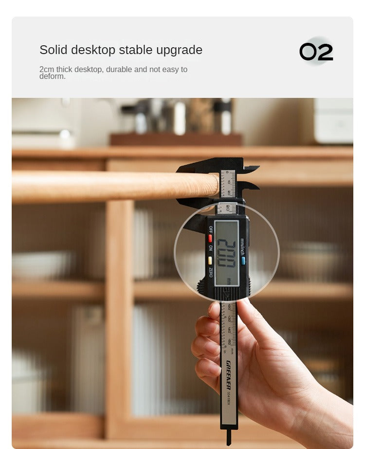 Oak Solid wood round table "