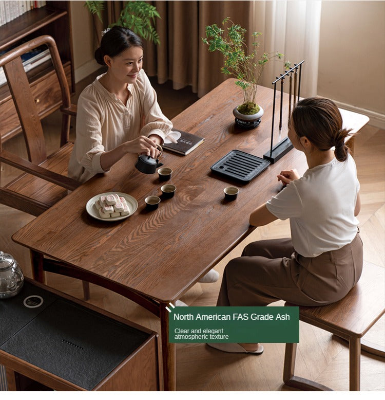 Ash Solid Wood Modern Tea Table