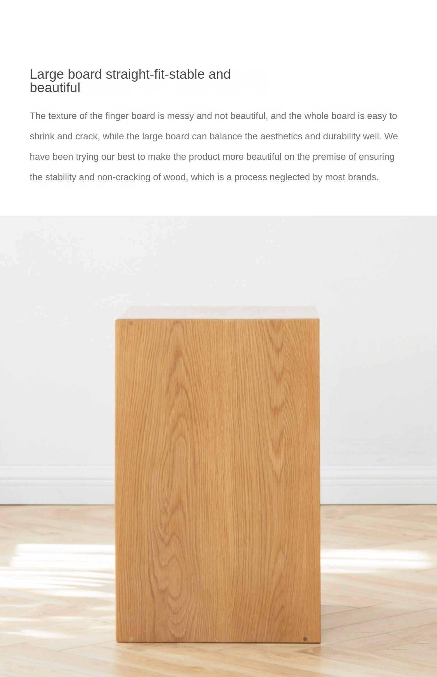 Oak Solid Wood TV Cabinet.