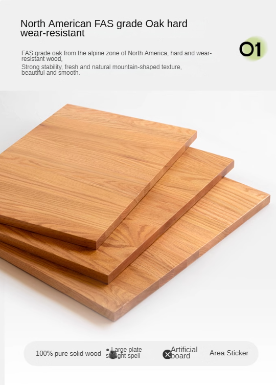 Oak Solid Wood Side Table