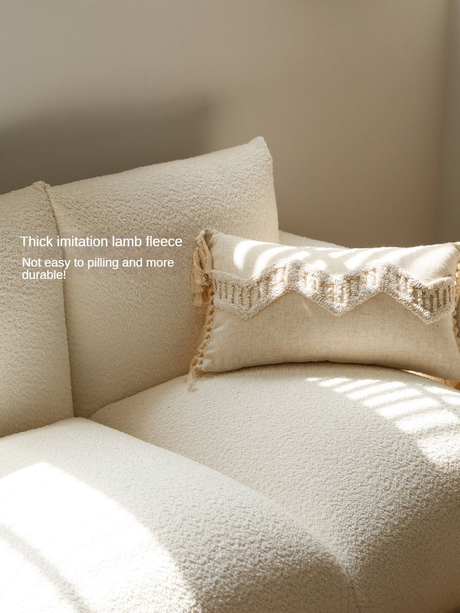 Velvet Wabi-sabi Style Sofa.