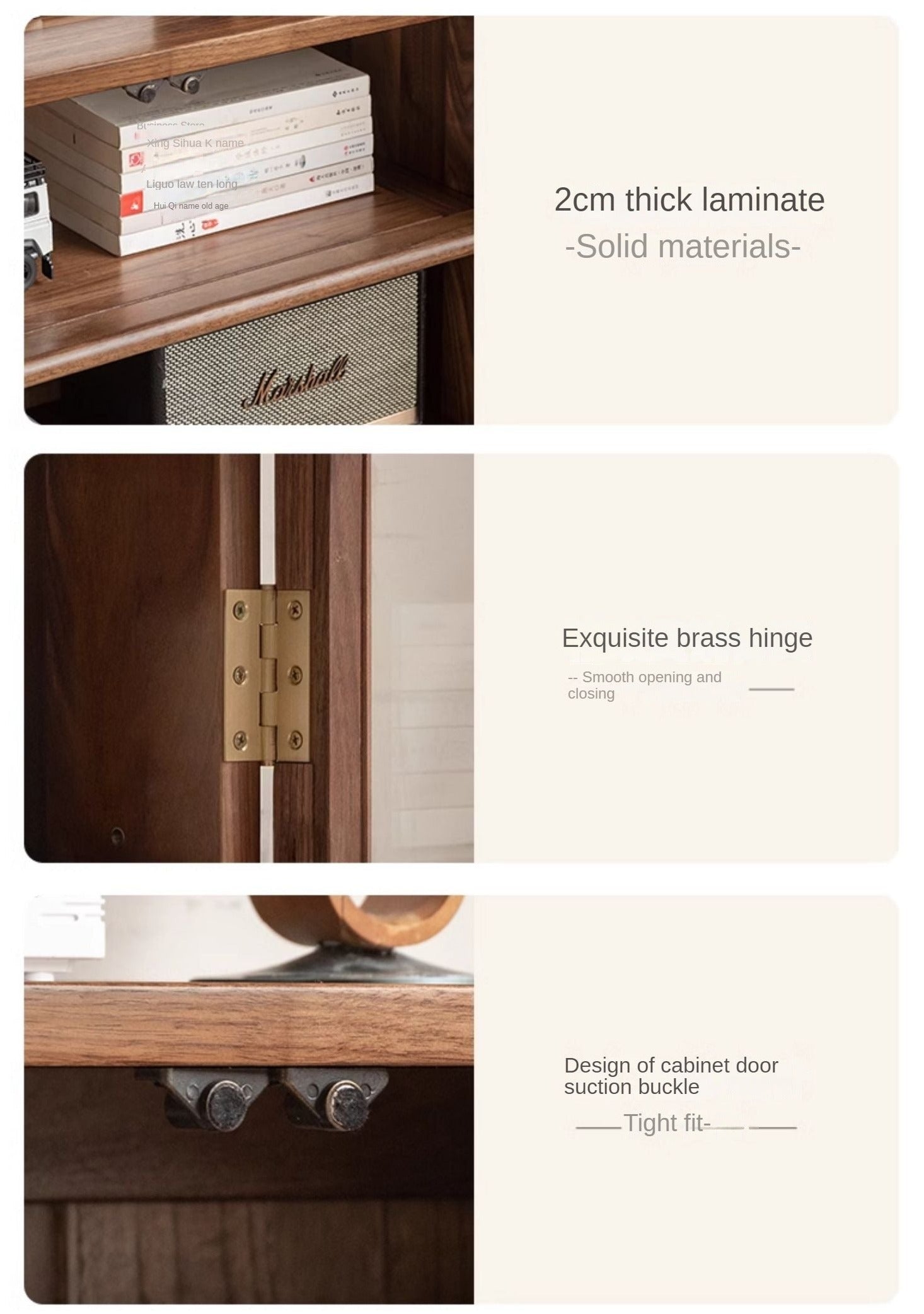 Black Walnut, Ash Solid Wood Dining Sideboard