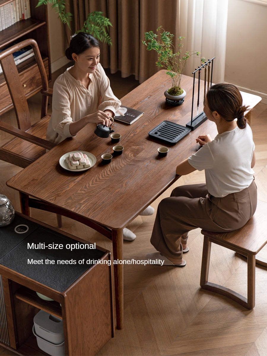 Ash Solid Wood Modern Tea Table