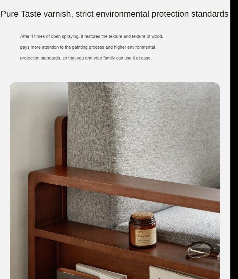 Oak, Beech Folding Multi-functional Storage Sofa Bed