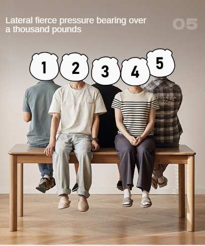 Ash, Oak Solid Wood Long Dining Table