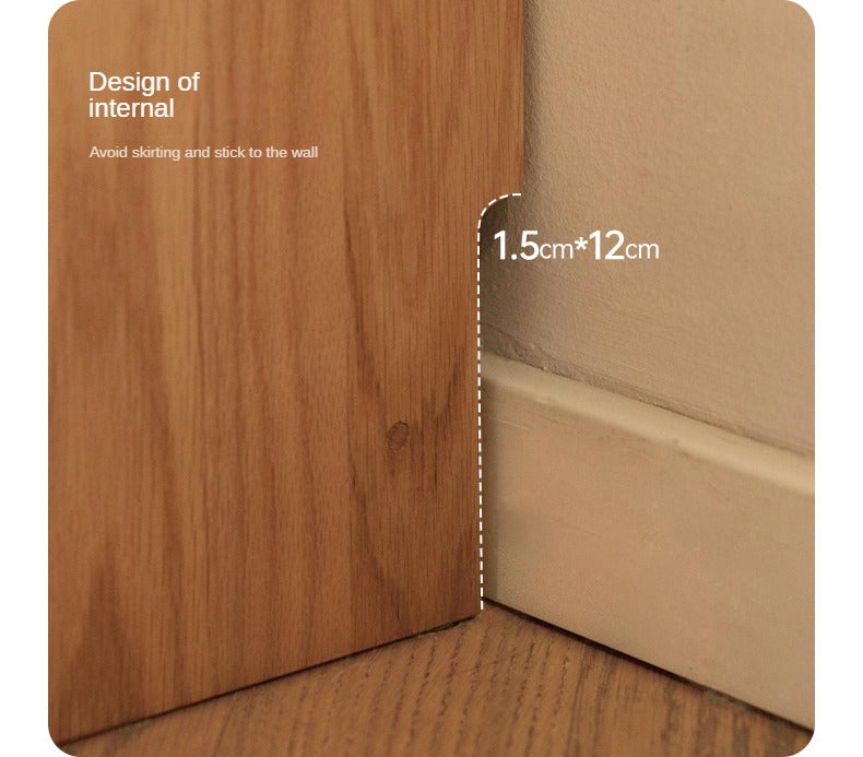 Oak Solid Wood Rock Board Modern Sideboard