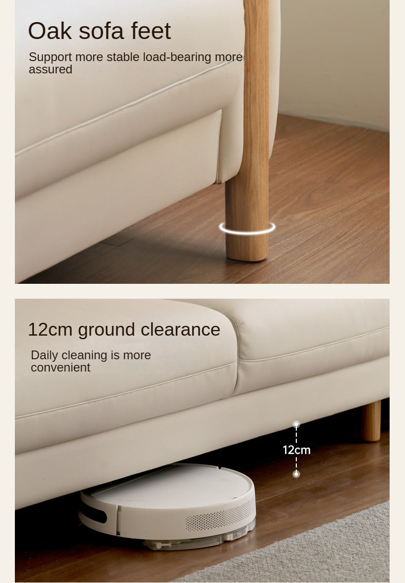 Fabric Straight Sofa Modern Simple.