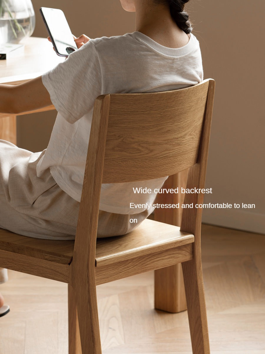 Black Walnut, Ash, Oak, Beech Solid wood, Solid RubberWood - Dining Chair Modern 4 pcs set