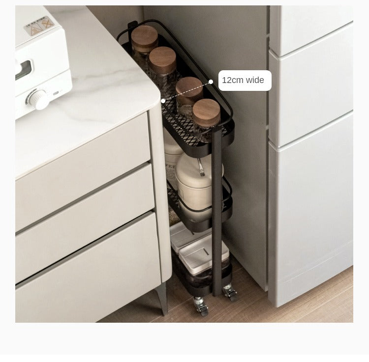 Mini Cart, Modern And Minimalist Kitchen Storage Rack