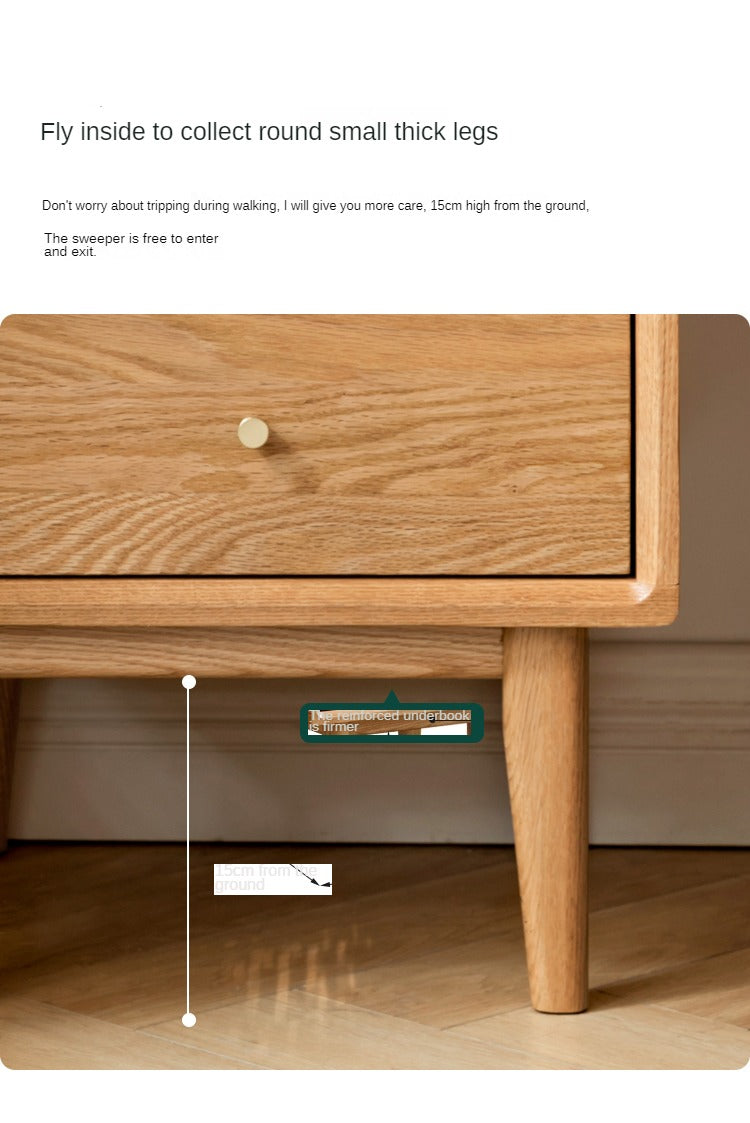 Beech, Oak, Ash solid wood Nightstand