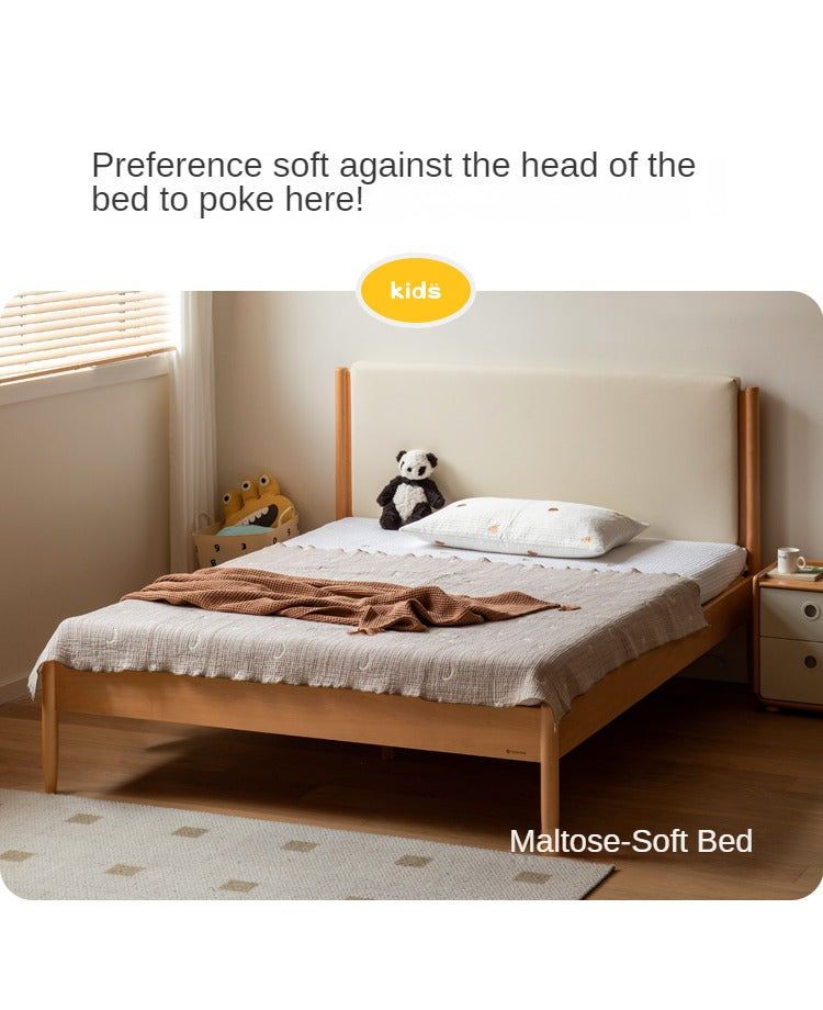 Beech Solid Wood Children's Soft Single Bed