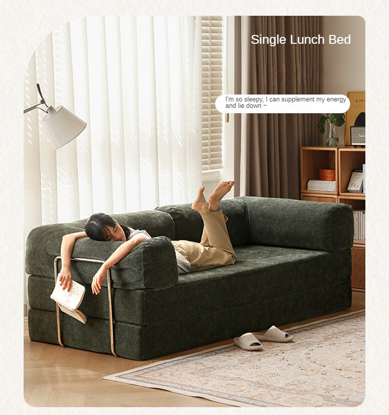 Fabric Modern Folding Dual-purpose Sofa,