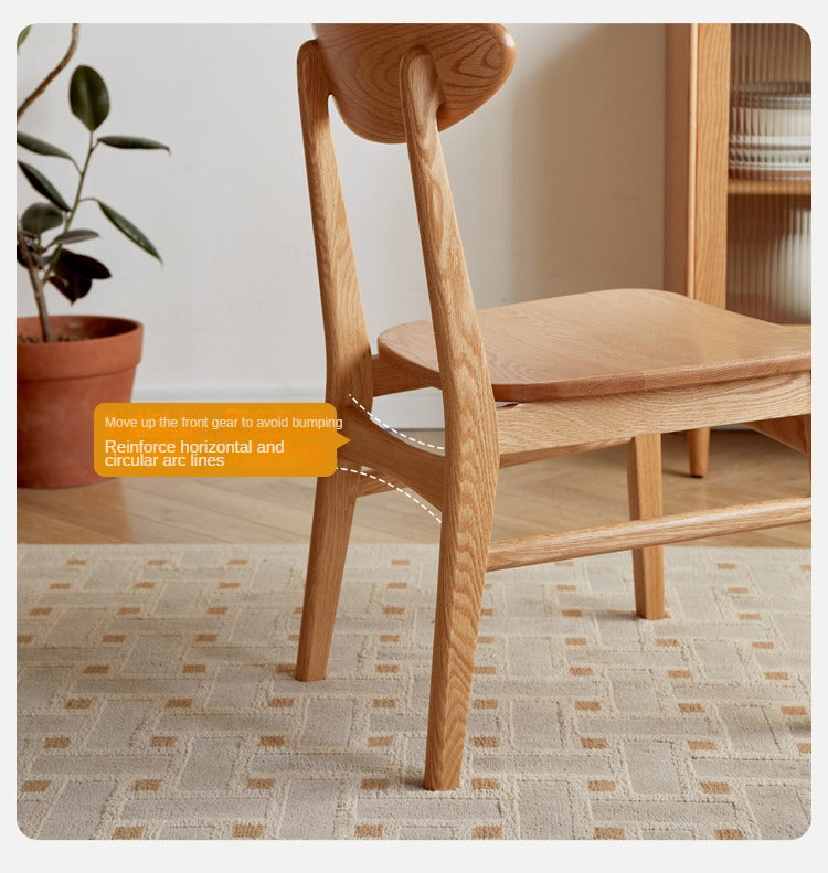 Set 4 pcs Ash, Oak, Beech Solid Wood - Dining Chair