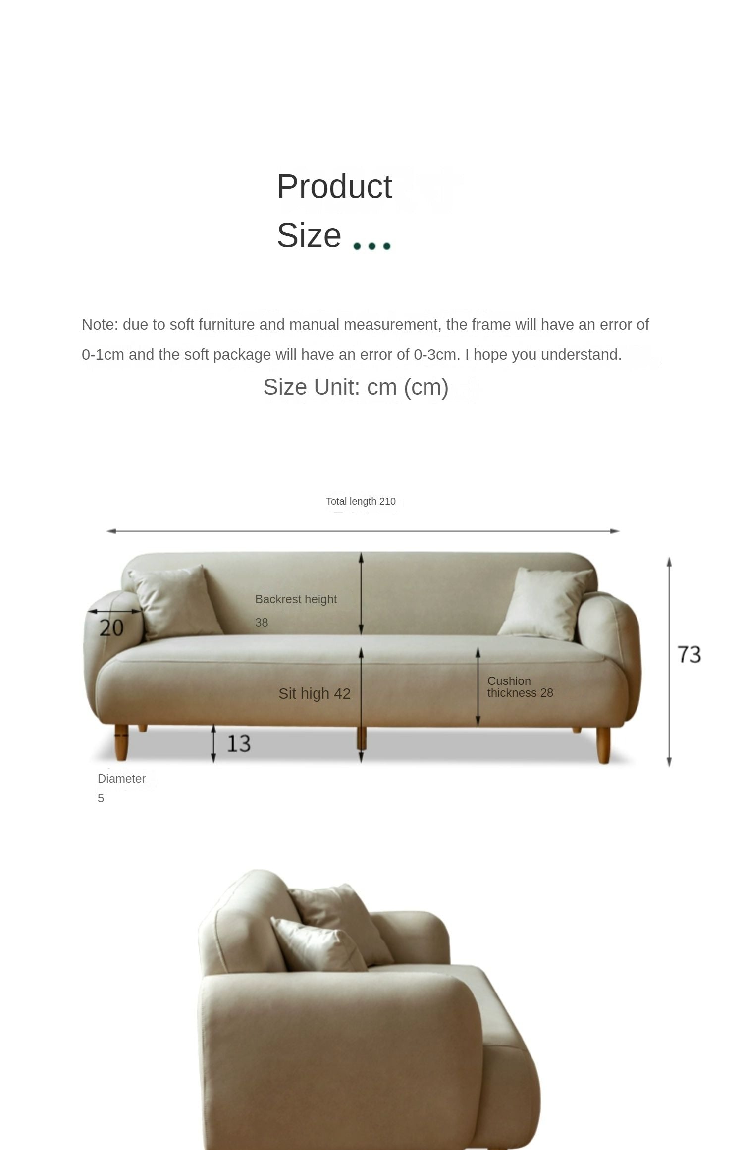 Сute Technology Fabric Sofa.