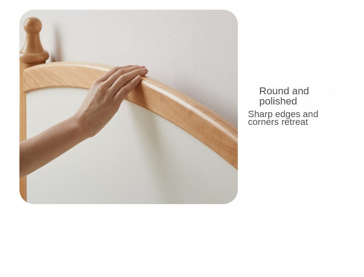 Beech Solid Wood Children's Single Bed.