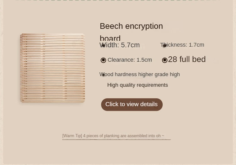 Black Walnut, Poplar Solid Wood Big Bed Retro French