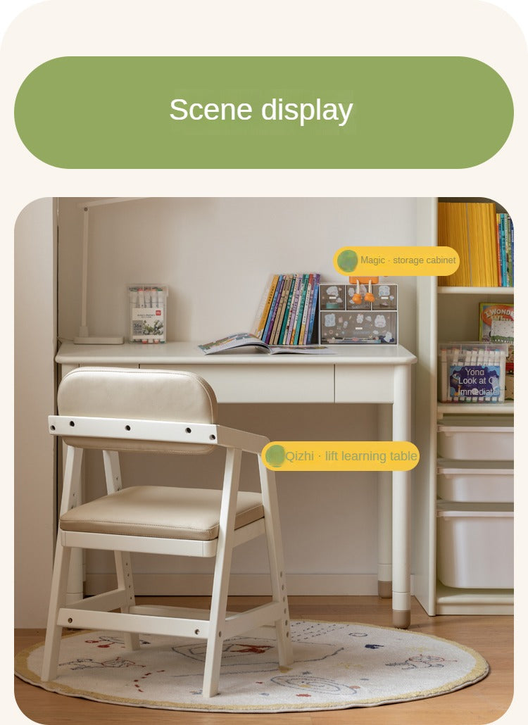 Birch Solid Wood Children's Cream Style Lift Chair.