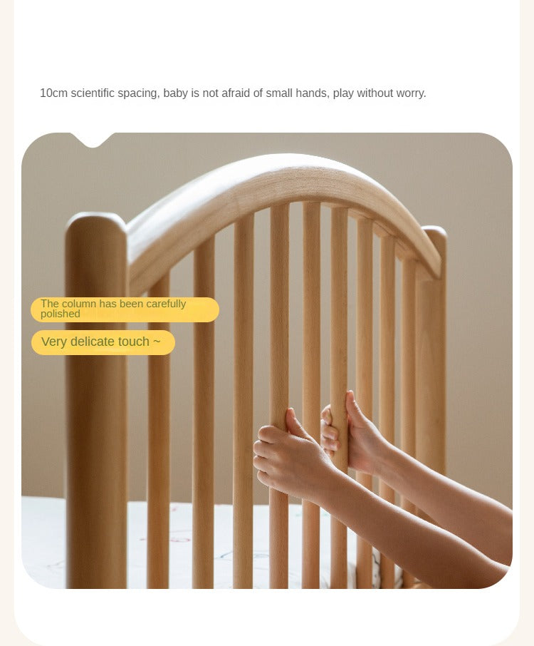 Beech Solid Wood Children's Bed<