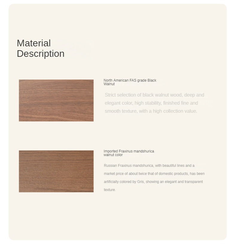 Ash Solid Wood Modern Dining Backrest Chair 4pcs