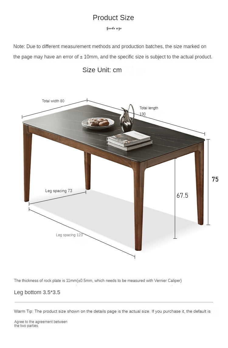 Black Walnut Dining Tables With Slate Top