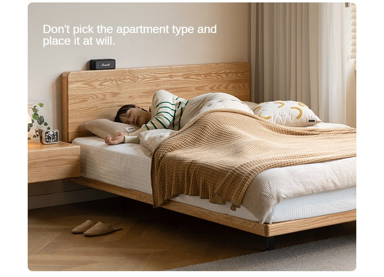 Rubber wood, Oak Solid Wood Suspended Bed