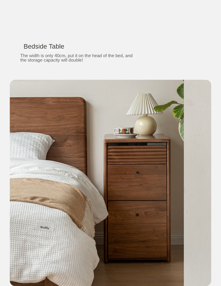 Black Walnut Solid Wood Desk Nordic